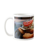 Ocean Bays Food Fried Clamari Fish Rice Plate mugs