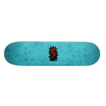 Ocean blue bang skate deck