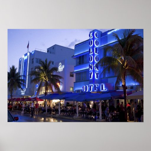 Ocean Drive, South Beach, Miami Beach, 2 Posters