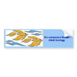 Ocean Ecology Bumper Sticker bumper stickers