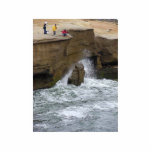 Ocean Fishing Waves Cliffs photo sculptures