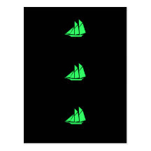 Ocean Glow_Green Clipper Postcard