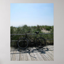 Ocean Grove NJ boardwalk bicycle Poster