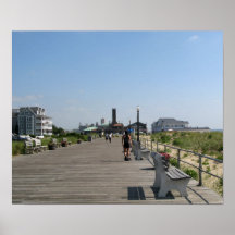 Ocean Grove NJ boardwalk Poster