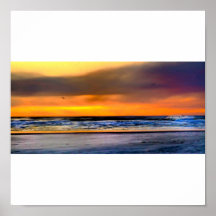 ocean in abstract HDR Print