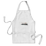Ocean Liner at Sea Line Drawing aprons