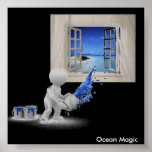 Ocean Magic... My Daughter!!! Print
