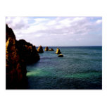 Océan merveilleux du Portugal - Teal et azur Cartes Postales