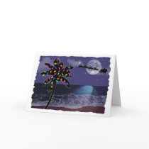 Ocean Moonlight Christmas Holiday