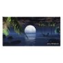 Ocean Night Moon Setting Photo Card