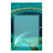 Ocean pool personalized stationery