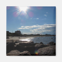 Ocean Rocks on Block Island Refrigerator Magnets