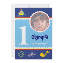 Ocean Sea Birthday Invitations