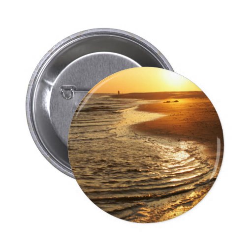 Ocean Sunset Button