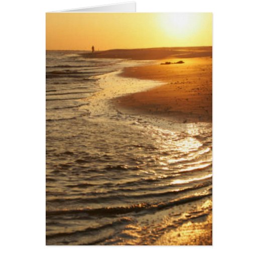 Ocean Sunset Card