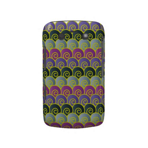 Ocean Swirls Purplish BlackBerry Bold Case