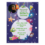Ocean Theme Children's Birthday Party Invitation
