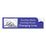 OCEAN, Touching Hearts,, Changing Lives., Teach... Bumper Sticker