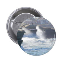 Ocean Water Beaches Pin