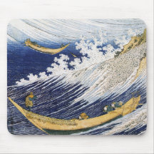 Ocean waves, Katsushika Hokusai Mousepad