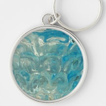 Ocean waves Key Chain