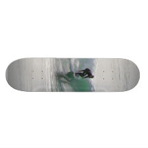 Ocean Waves Surfing Surfers Custom Skate Board