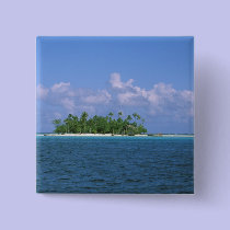 Oceania, French Polynesia, Tahiti. Small buttons