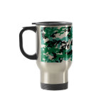 Oceanic Camo Stainless Steel Travel Mug