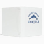 Oceanography Club Vinyl Binder