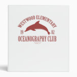 Oceanography Club Vinyl Binders
