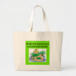 OCEANography oceanographer Canvas Bags