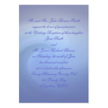 Oceans of Love Reception Card Business Card Templates