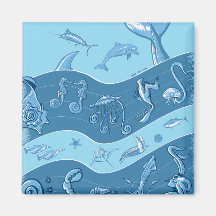 Ocean's Symphony Fridge Magnets