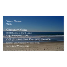 Oceanside Beach Business Card