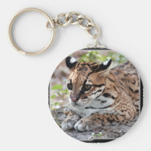 Ocelot 02 11x11 keychain