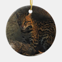 Ocelot Christmas Tree Ornament