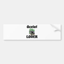 Ocelot Lover Bumper Sticker