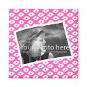 Ocelot Photo Frames - Pink magnets