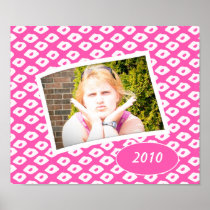 Ocelot Photo Frames - Pink Poster