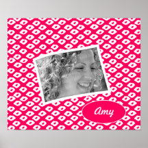 Ocelot Photo Frames - Red Print