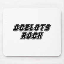 Ocelots Rock Mouse Mat