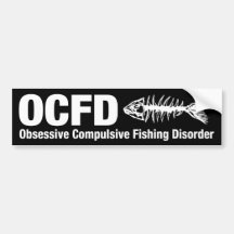 OCFD, désordre obsessionnel de pêche Adhésifs Pour Voiture
