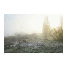 ochtendnevel. Door FransJonker. Stretched Canvas Prints