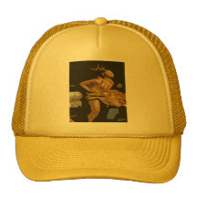 OCHUN TAMBOR DANCING BY LIZ LOZ MESH HAT