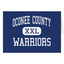 Oconee County - Warriors - High - Watkinsville Card