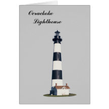 Ocrackoke Lighthouse Greeting Card