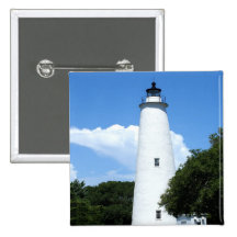 Ocracoke Lighthouse Button