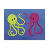 Octo Love Post Card