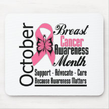 October Commemorate Breast Cancer Awareness Month Mouse Pads