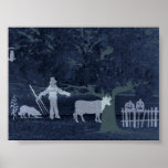 "October Herd"~Original Abstract Poster